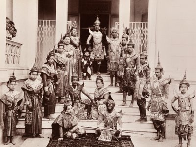 Thaise Klassieke Dansers, ca. 1900 door Robert Lenz